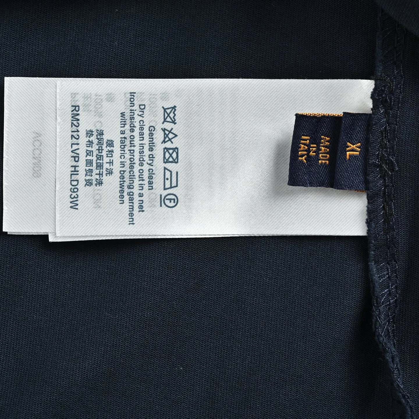 Louis Vuitton/Louis Vuitton 26ss denim patch embroidered short sleeves